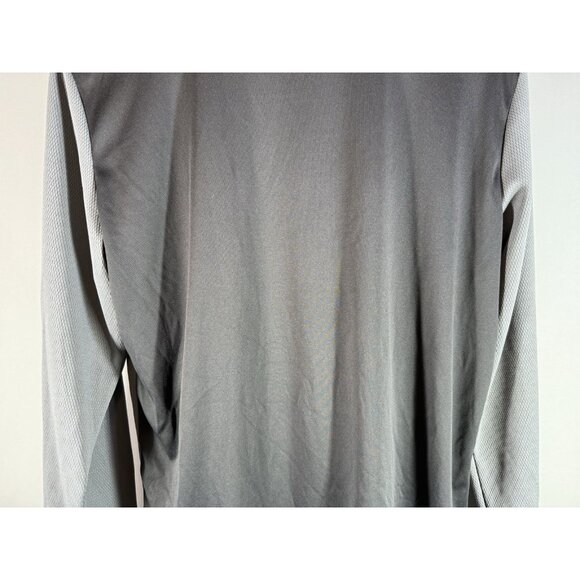 Washington Nationals MLB Majestic Mens Medium 1/4 Zip Gray Pullover - Picture 9 of 11